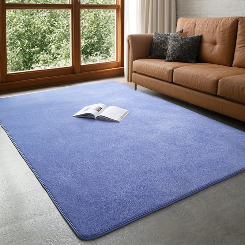 Plush Velvet Area Rug with Non-Slip Backing for Living Room, Bedroom & Kids Play | Thomler