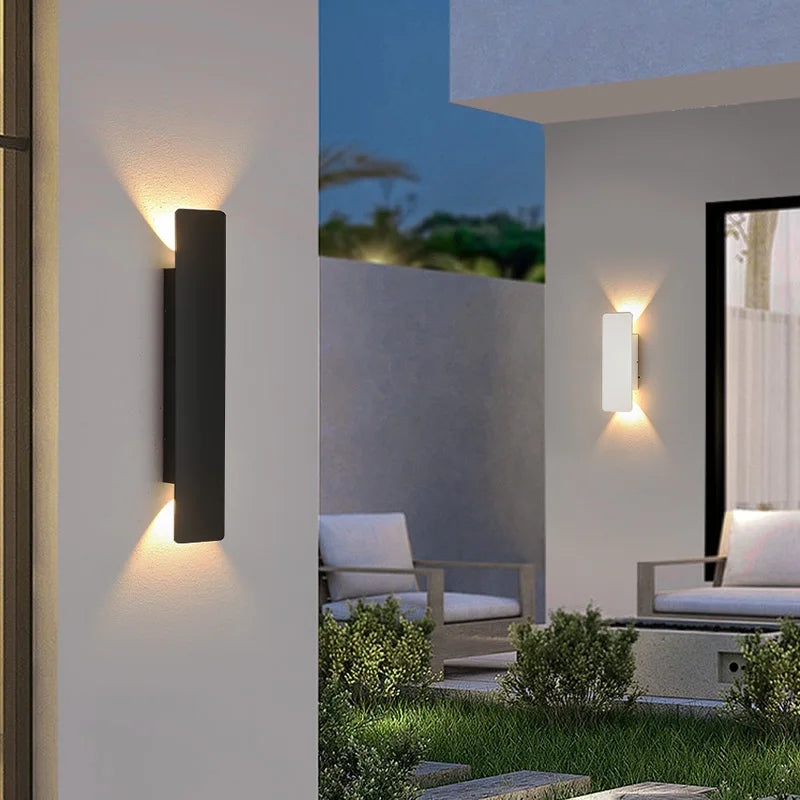 Weatherproof Aluminum Outdoor Wall Light | 4 in to 24 in, LED Sconce for House Exterior, Patio, Deck, Garden Entry | Thomler