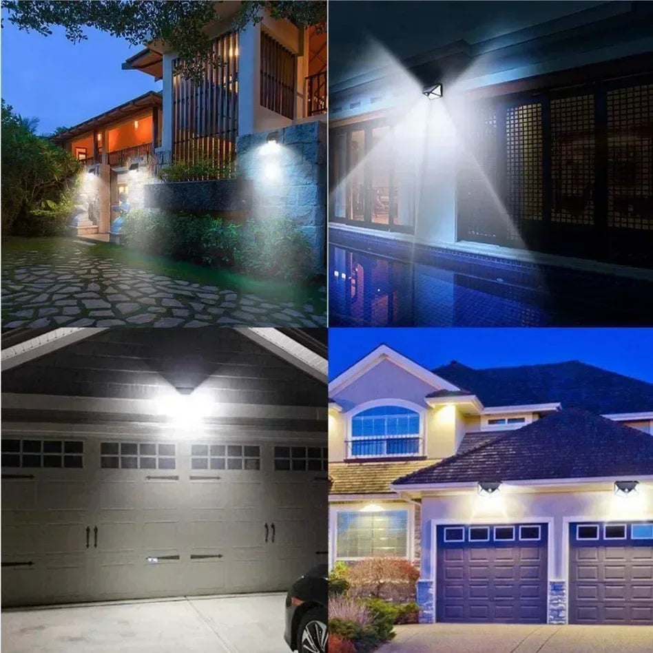 Solar Motion Sensor Light Outdoor Waterproof LED Security Wall Light for Yard Garden Patio Driveway 270° Coverage | Thomler