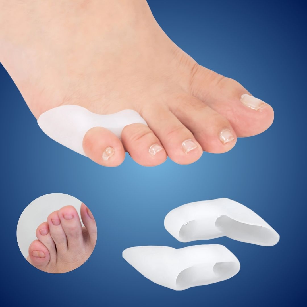 Orthopedic Toe Separators for Bunion Relief, Hammertoe & Crooked Toe Alignment – Soft Gel Spacers for Pinky Toe Pain | Comfortable Foot Supp | Thomler