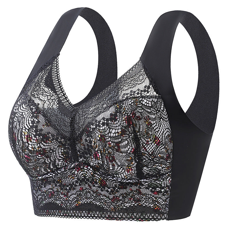 Full Coverage Wireless Bra for Women - Smooth Support T-Shirt Bra with Wide Straps - Everyday Comfort Underwire-Free Design - Breathable | Thomler