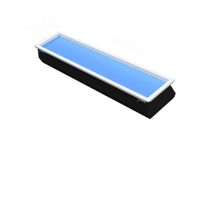 Ceiling Lamp Metal LED 60.0 cm x 30.0 cm Daylight Simulation Living Room Bedroom Recessed Smart Skylight Light | Thomler