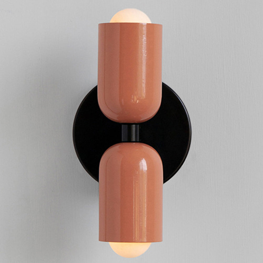 Wall Lamp Glass Double Light 12.0 cm Green Bedroom Hallway Up Down Modern Accent Lighting | Thomler