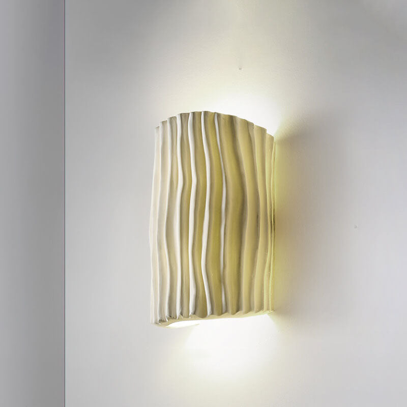 Wall Lamp Resin 10.2 in Up-Down Lighting Modern Bedroom Living Room Study Fixture | Thomler