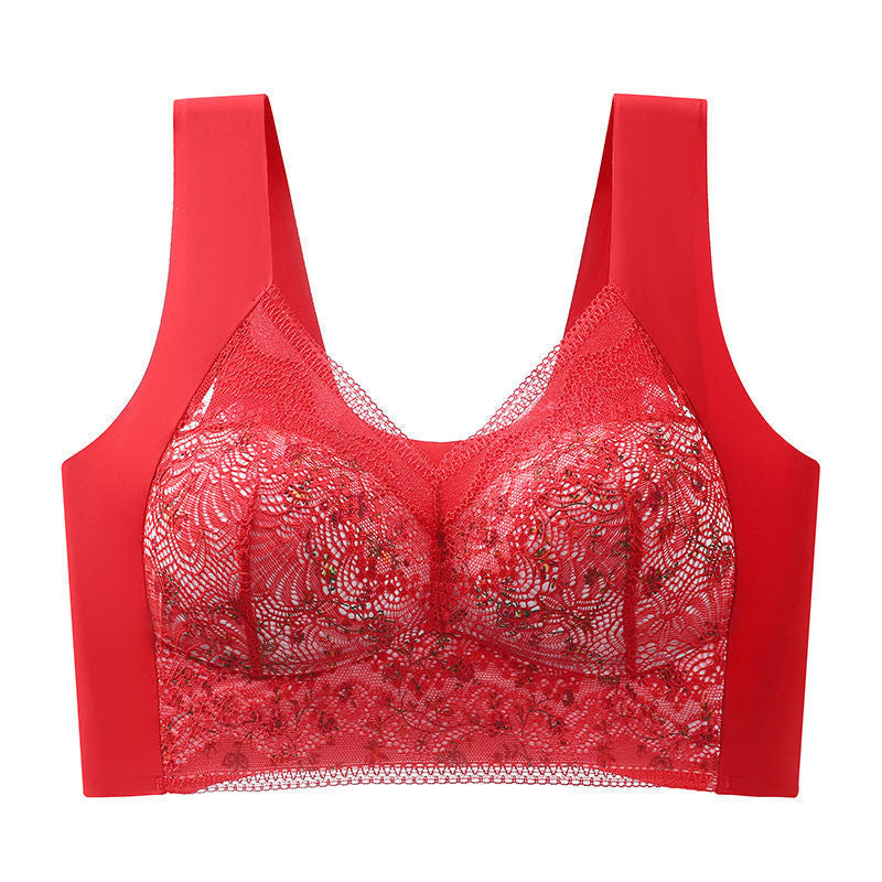 Full Coverage Wireless Bra for Women - Smooth Support T-Shirt Bra with Wide Straps - Everyday Comfort Underwire-Free Design - Breathable | Thomler