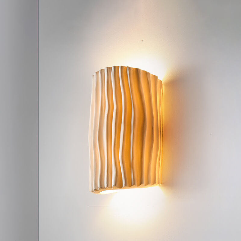 Wall Lamp Resin 10.2 in Up-Down Lighting Modern Bedroom Living Room Study Fixture | Thomler