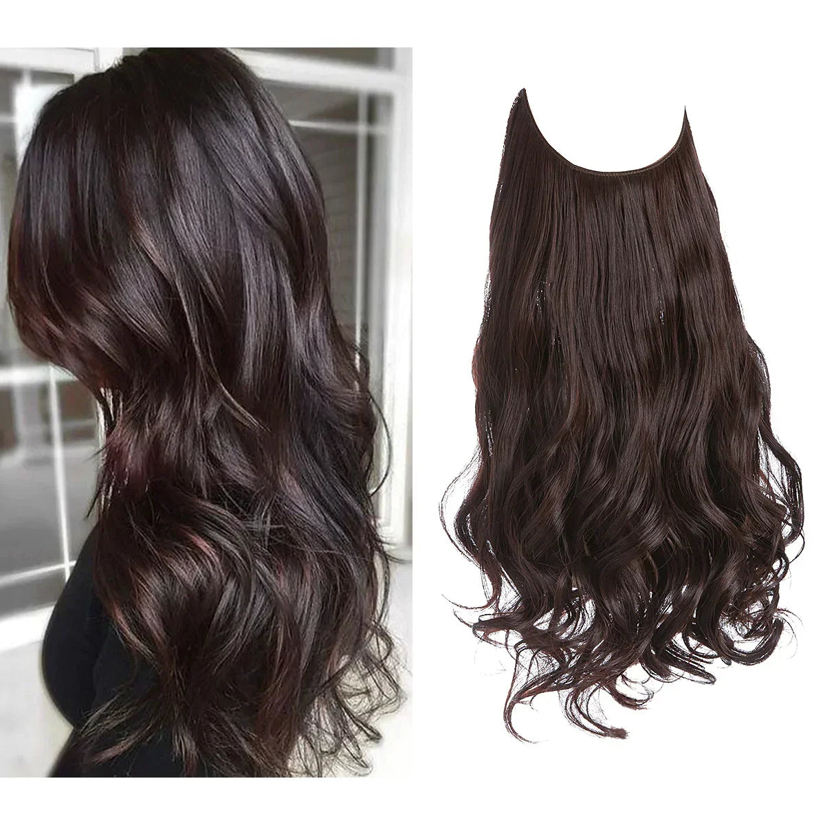 Clip-In Human Hair Extensions 100% Real Remy Hair Add Volume Length 14-18 Inches Heat Resistant Seamless Blend Natural Texture for Everyday | Thomler