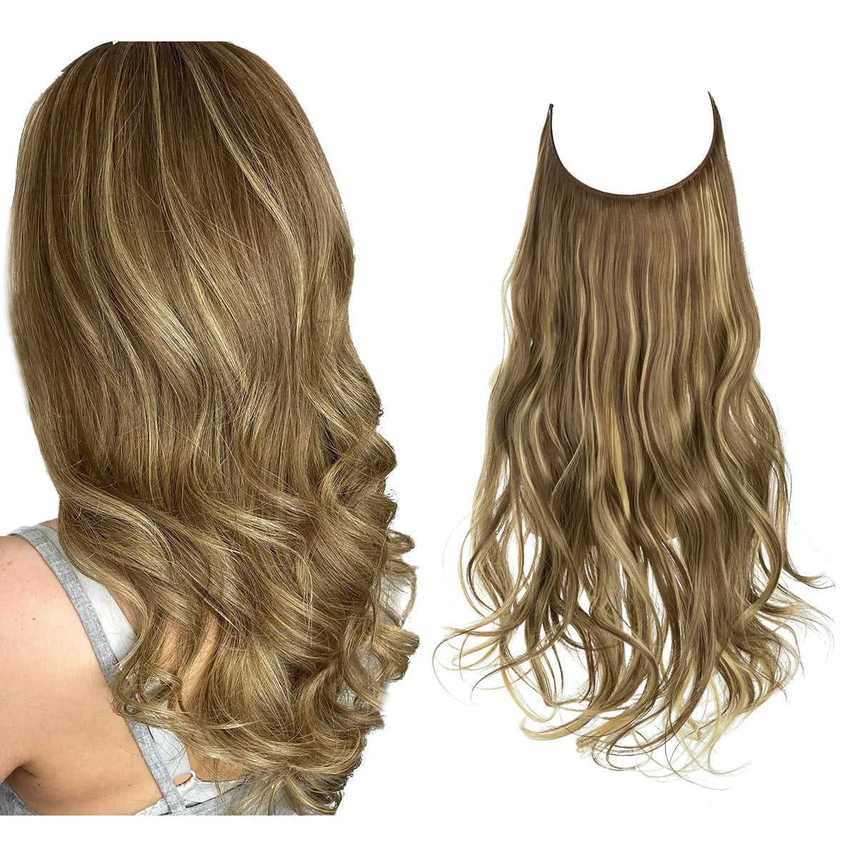 Clip-In Human Hair Extensions 100% Real Remy Hair Add Volume Length 14-18 Inches Heat Resistant Seamless Blend Natural Texture for Everyday | Thomler