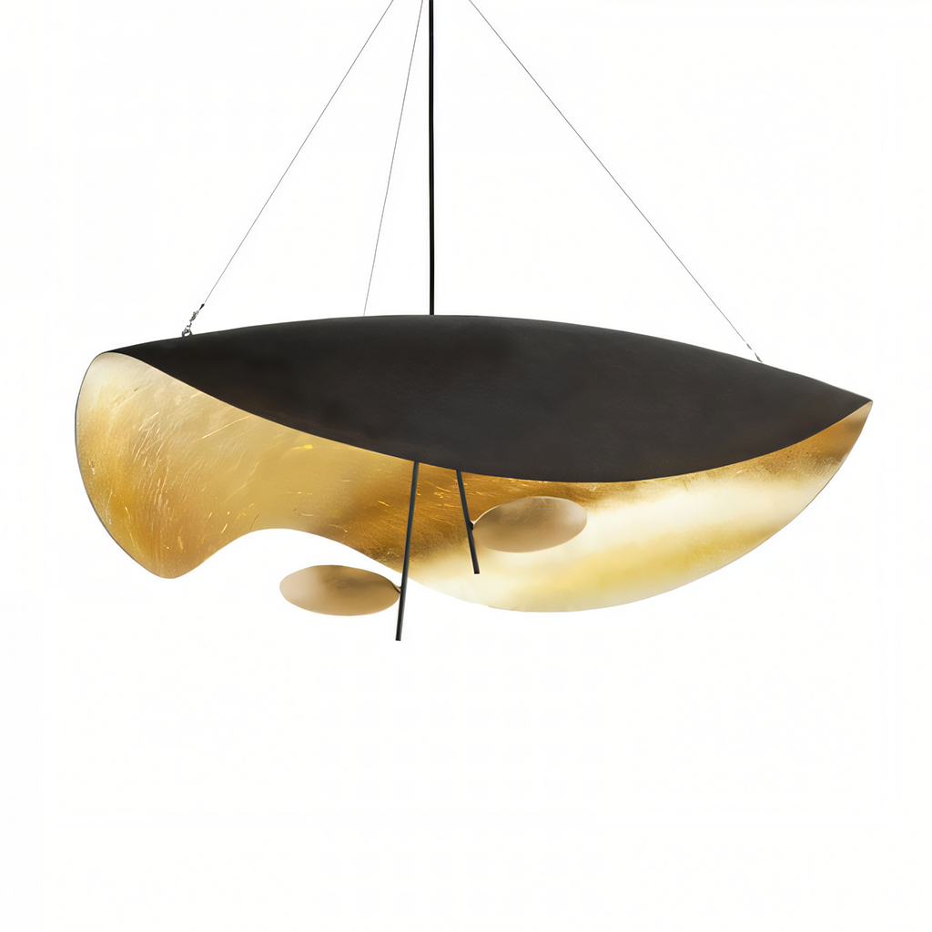 Pendant Light Metal 17W 11 in Black White Living Room Dining Room Bedroom LED Ceiling Lamp | Thomler