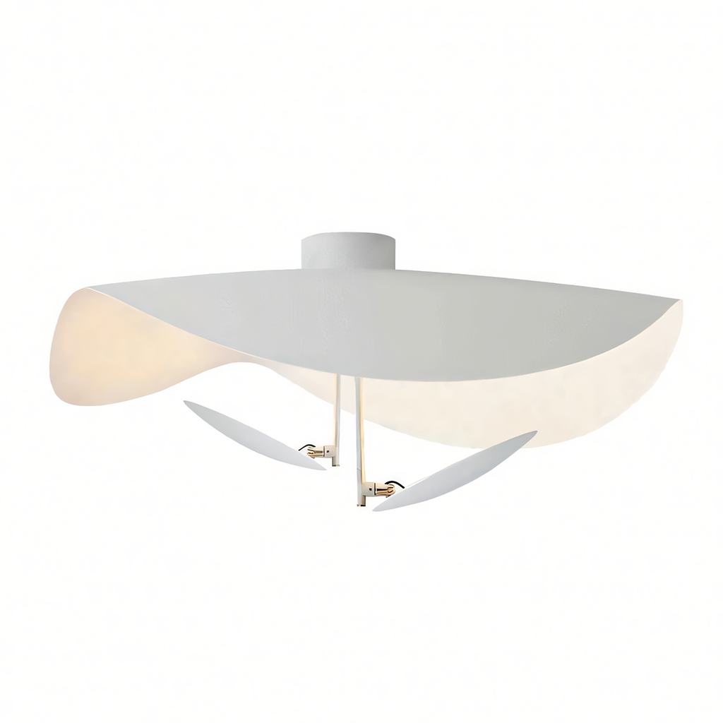 Pendant Light Metal 17W 11 in Black White Living Room Dining Room Bedroom LED Ceiling Lamp | Thomler