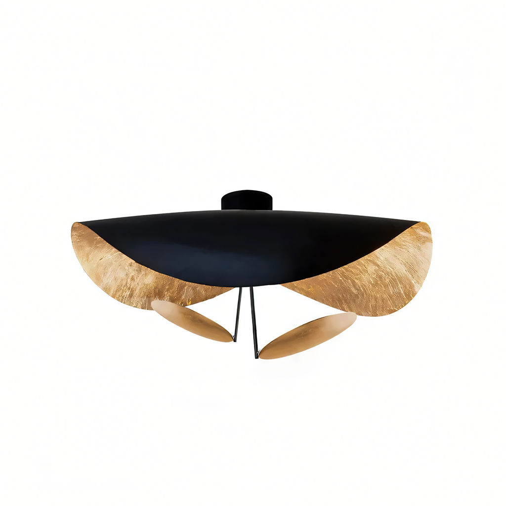 Pendant Light Metal 17W 11 in Black White Living Room Dining Room Bedroom LED Ceiling Lamp | Thomler