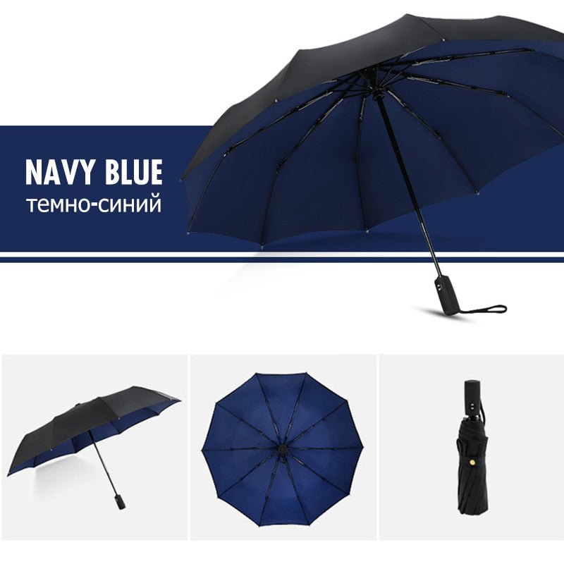 Umbrella Aluminum Alloy 43.3 in Windproof Water-Repellent Travel Commuting Compact Rain Gear | Thomler
