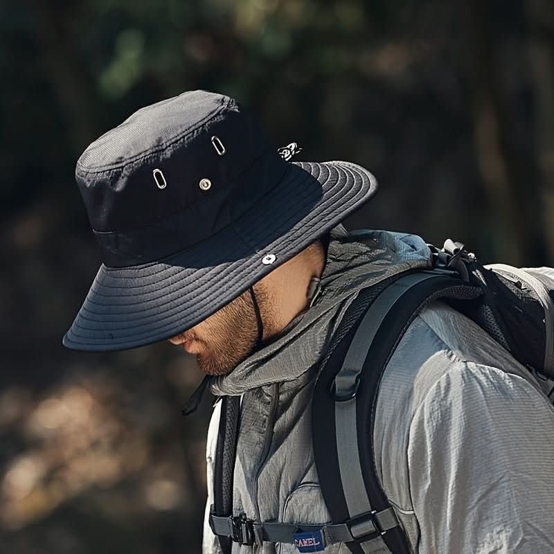 Wide Brim Sun Hat with UV Protection – Lightweight Breathable Outdoor Adventure Hat for Hiking Fishing Camping | Thomler