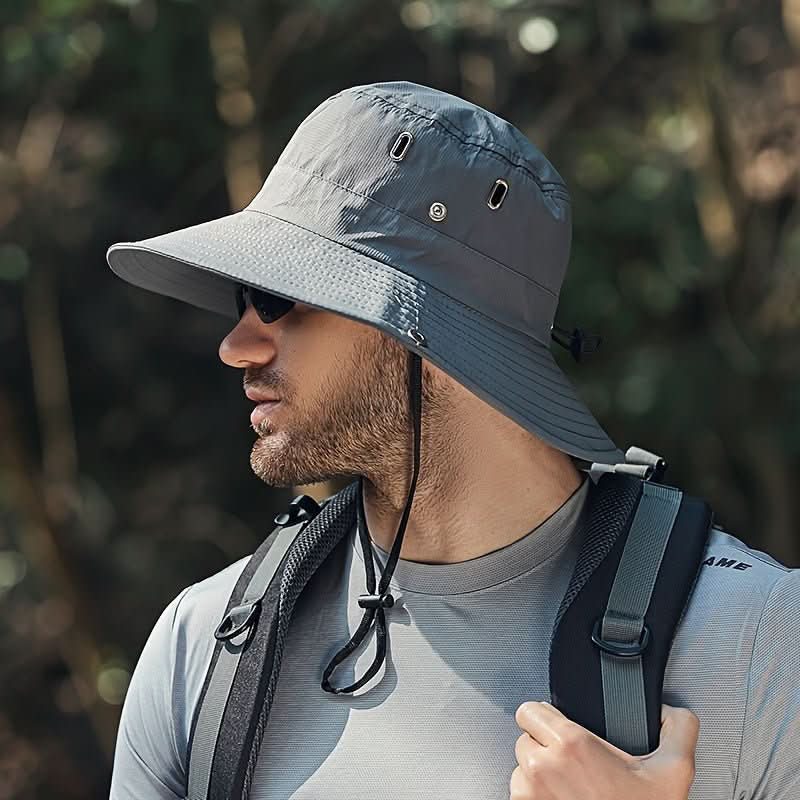 Wide Brim Sun Hat with UV Protection – Lightweight Breathable Outdoor Adventure Hat for Hiking Fishing Camping | Thomler