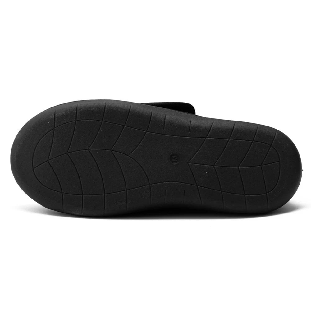 Adjustable Wide-Width Comfort Sneakers for Swollen Feet – Breathable Slip-On Walking Shoes with Hook-and-Loop Closure | Thomler