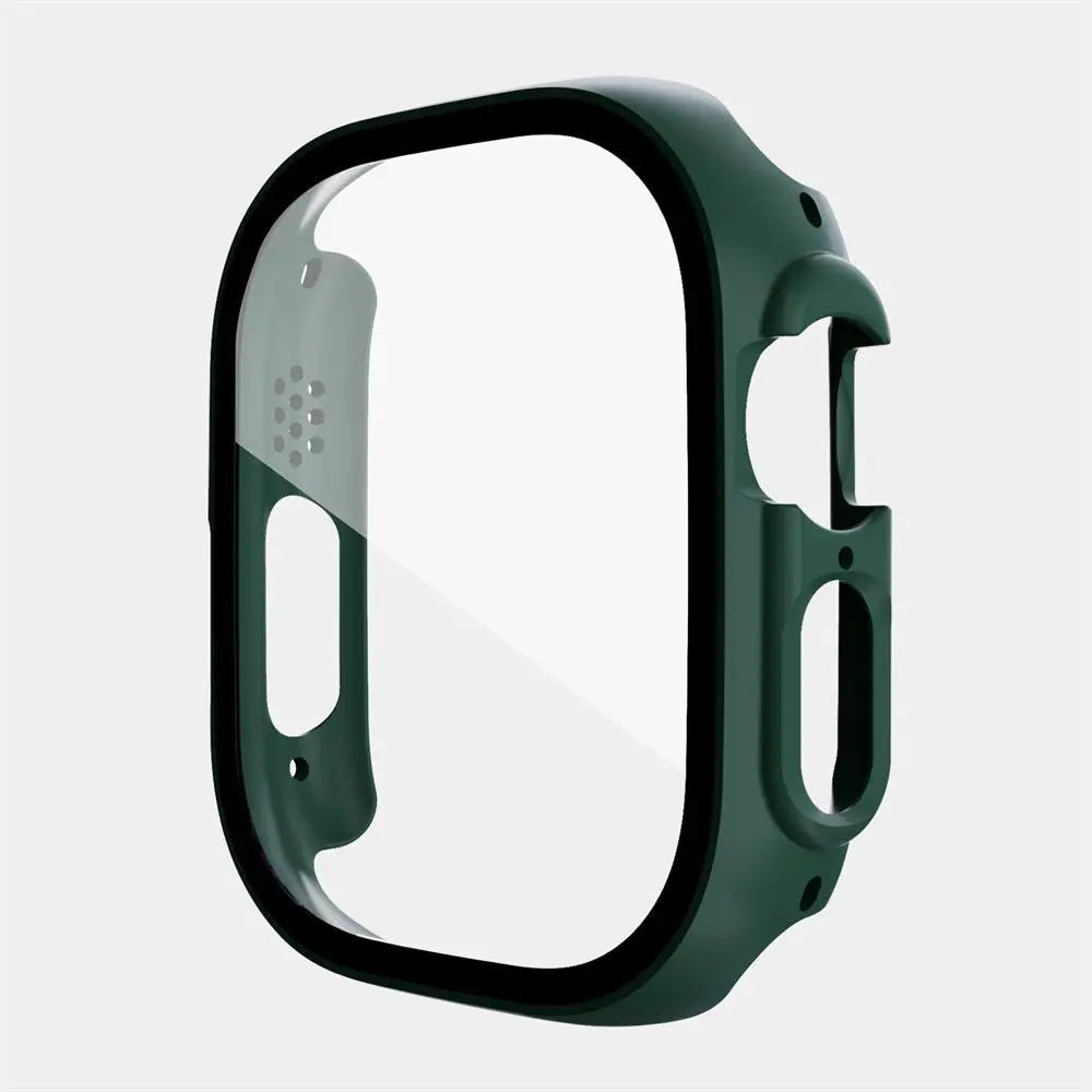 Protective Shell with Tempered Glass Screen Guard for 49mm Apple Watch Ultra Series – Full-Body Snap-On Design | Thomler