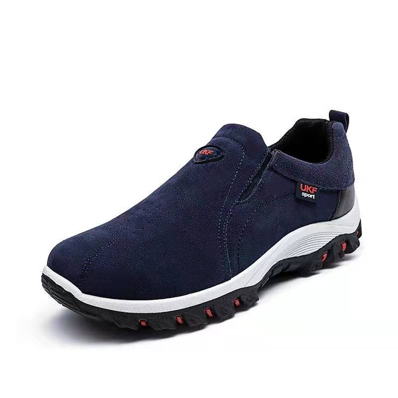 Men's Slip-On Hiking Shoes with High-Traction Sole - Rugged Outdoor Walking Sneakers for Trails & Travel | Thomler