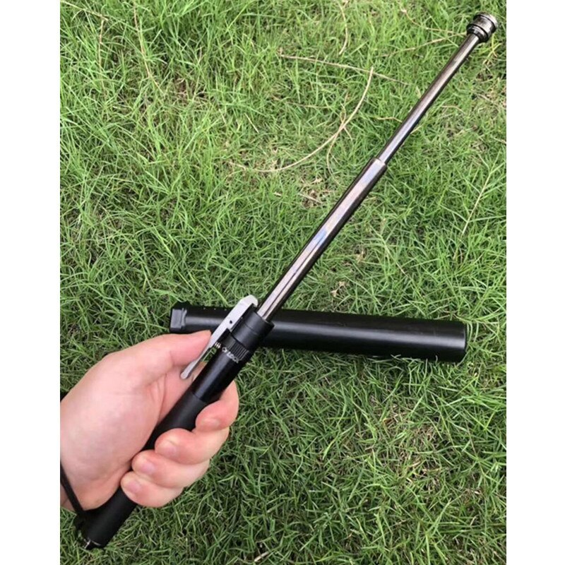Telescoping Defense Baton for Personal Safety | Compact Collapsible Steel Rod for Walking & Outdoor Security | Ergonomic Grip Walking Stick | Thomler