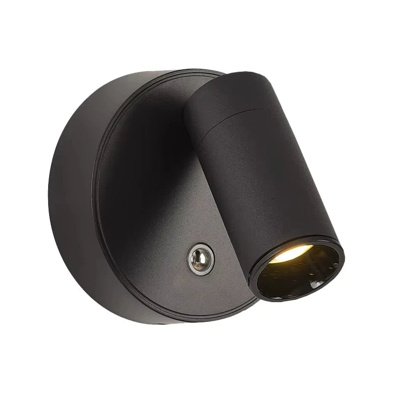 Compact Rechargeable Wall Sconce with Touch Control & Magnetic Mount – 3 Color Temperatures, 360° Swivel for Bedside Reading & Hallways | Thomler