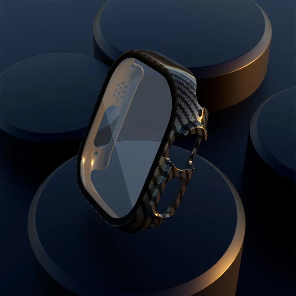 Protective Shell with Tempered Glass Screen Guard for 49mm Apple Watch Ultra Series – Full-Body Snap-On Design | Thomler
