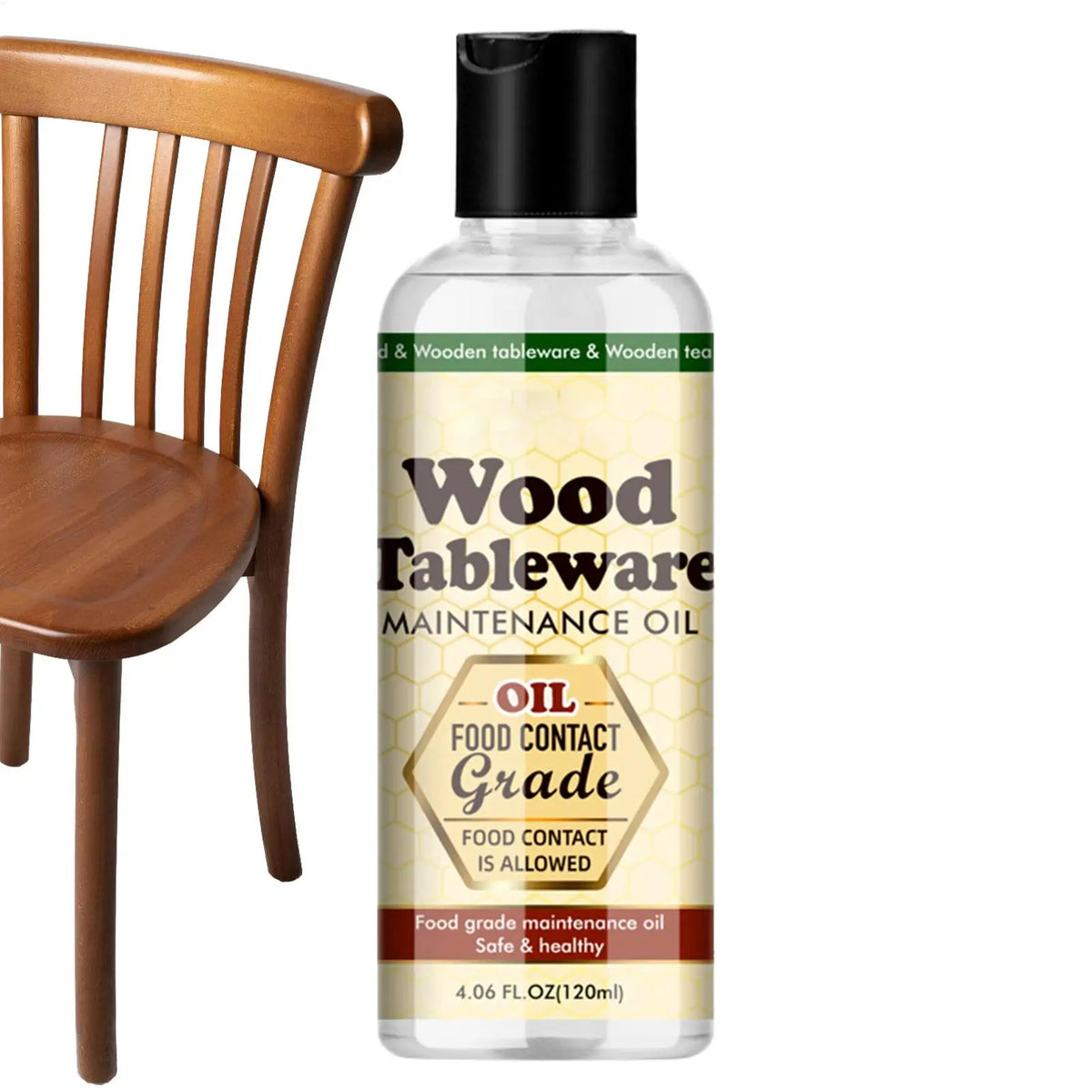 Food-Safe Butcher Block Conditioner for Bamboo & Hardwood Cutting Boards, Countertops & Wooden Kitchen Utensils – 4 fl oz Mineral Treatment | Thomler