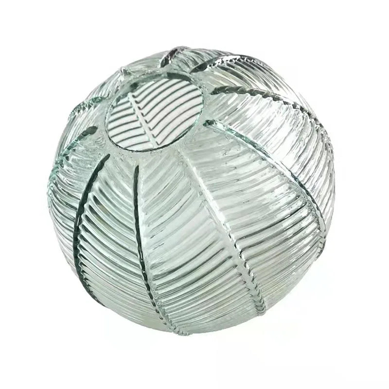 Pendant Light Glass Leaf Pattern E27 Green Dining Room Kitchen Island Hanging Ceiling Fixture Nordic Style | Thomler