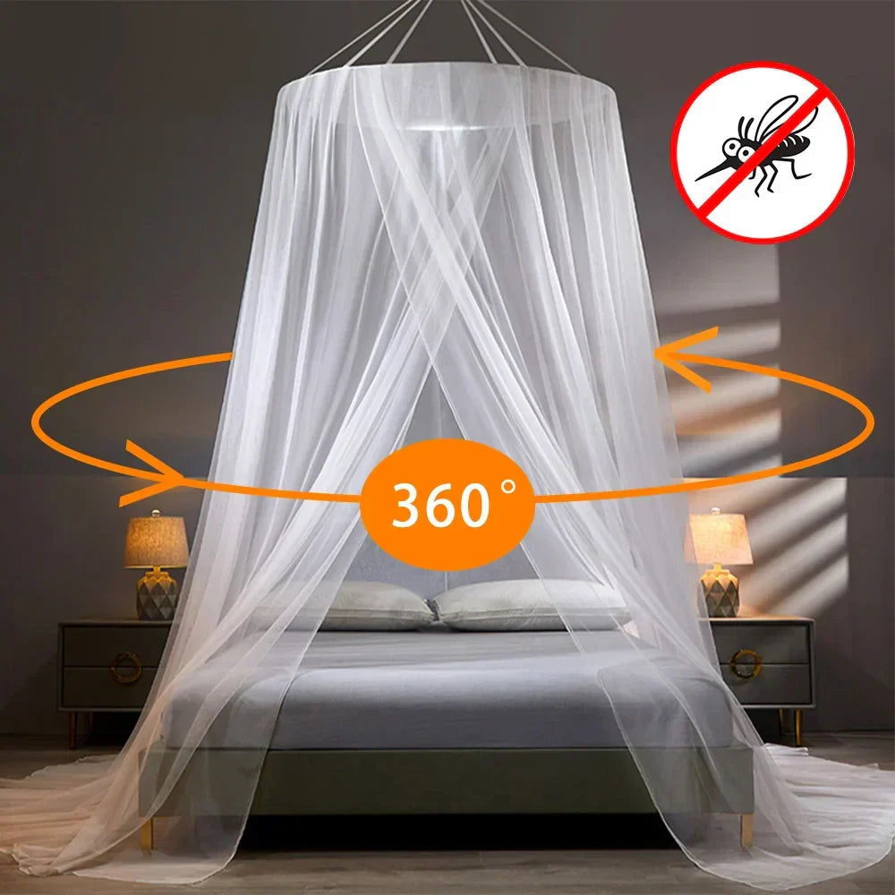 Pop-Up Mosquito Net Tent for Full Size Bed – Freestanding Bug Screen for Bedroom & Camping Travel | Thomler