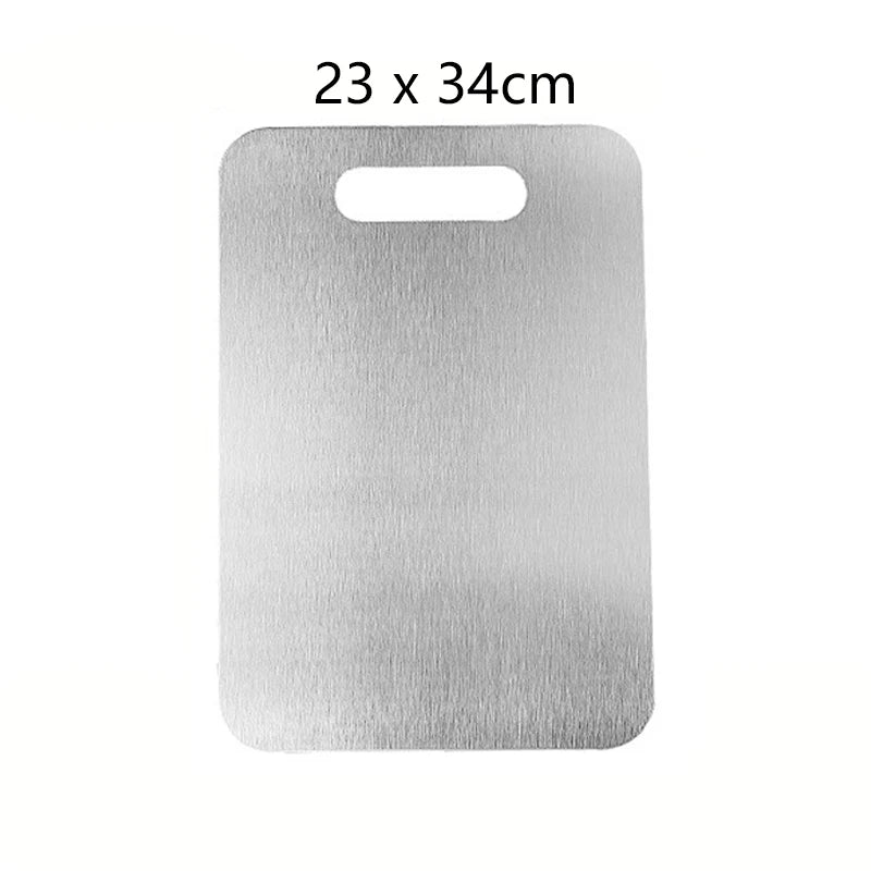 Professional 316 Alloy Prep Surface for Home Cooking, Dual-Use Design, Four Sizes, Heat-Resistant & Wipe-Clean Metal Workspace, Countertop | Thomler