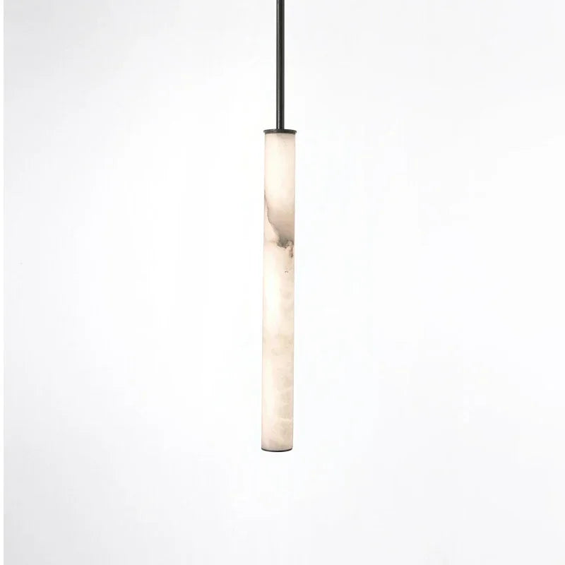 Copper & Natural Stone Pendant Light – Modern Hanging Fixture for Dining Room, Bedroom & Entryway | Thomler