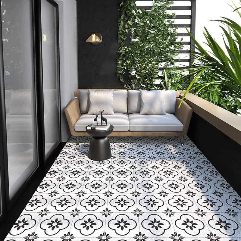 Waterproof Indoor Outdoor Floor Mat Anti-Slip PVC Vinyl Runner for Kitchen Entry Hallway Living Room Non-Skid Washable Rug | Thomler