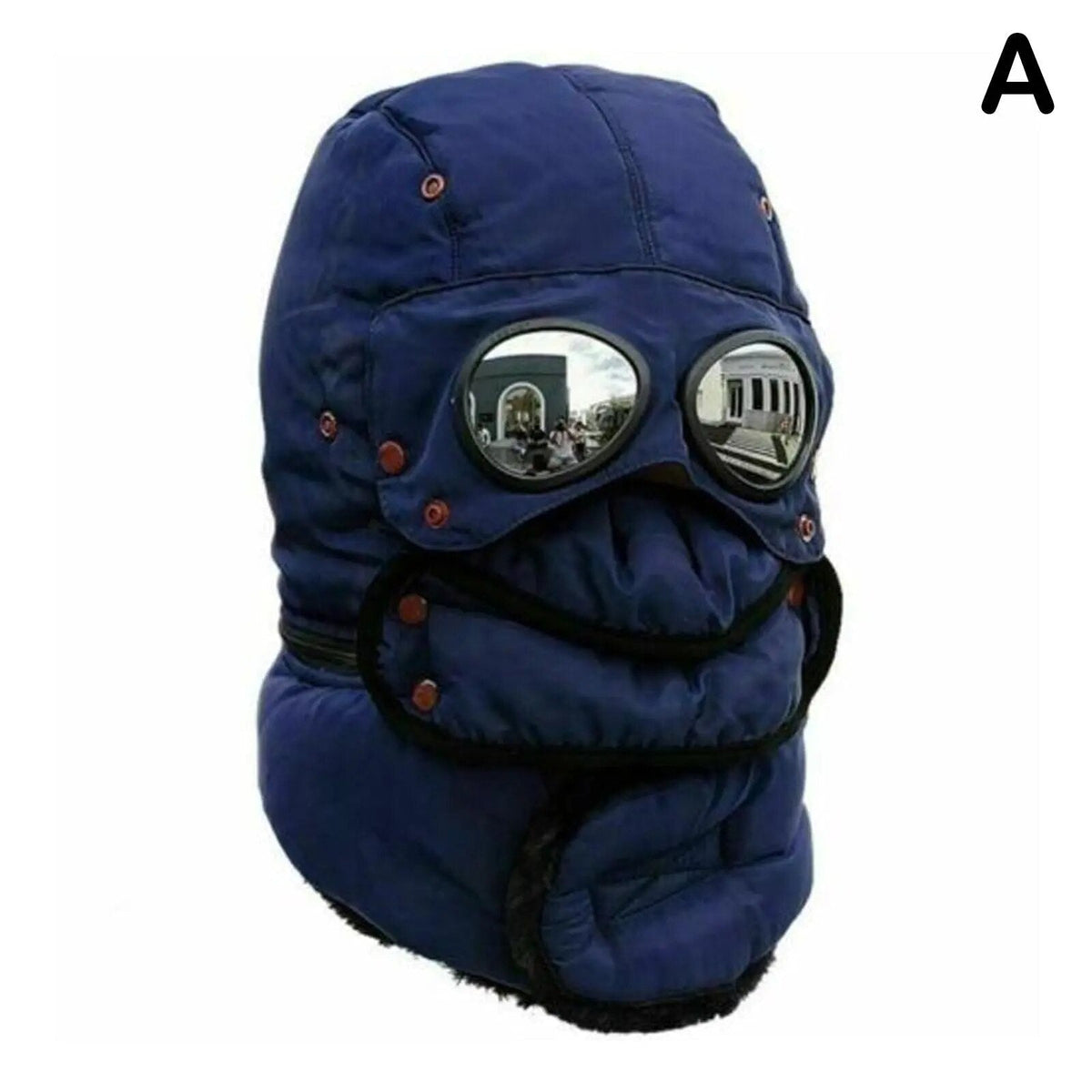 Insulated Winter Beanie with Integrated Face Shield for Cold Weather Protection | Thomler
