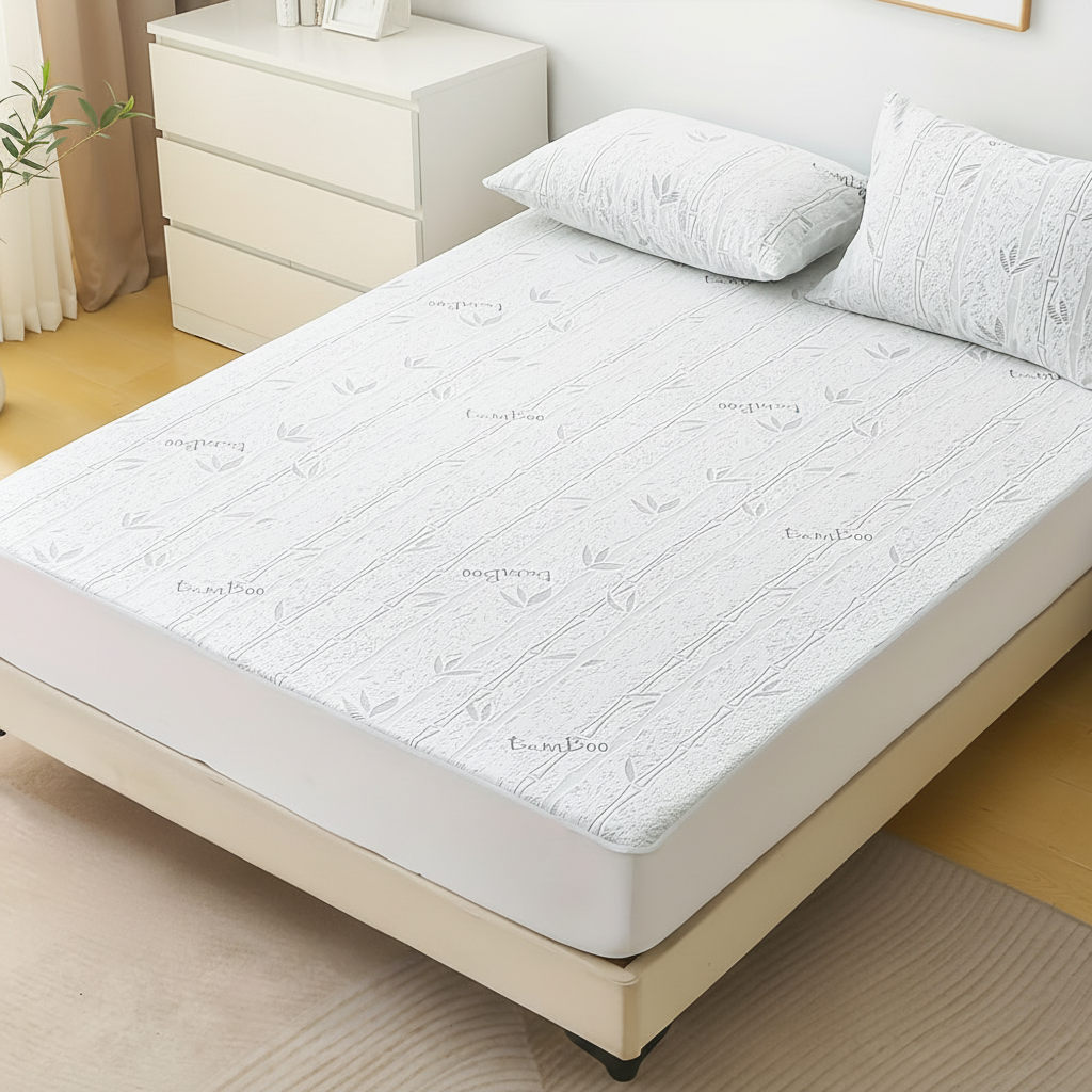 Cooling Bamboo Fitted Sheet – Temperature-Regulating Summer Sleep Topper for Hot Sleepers | Thomler
