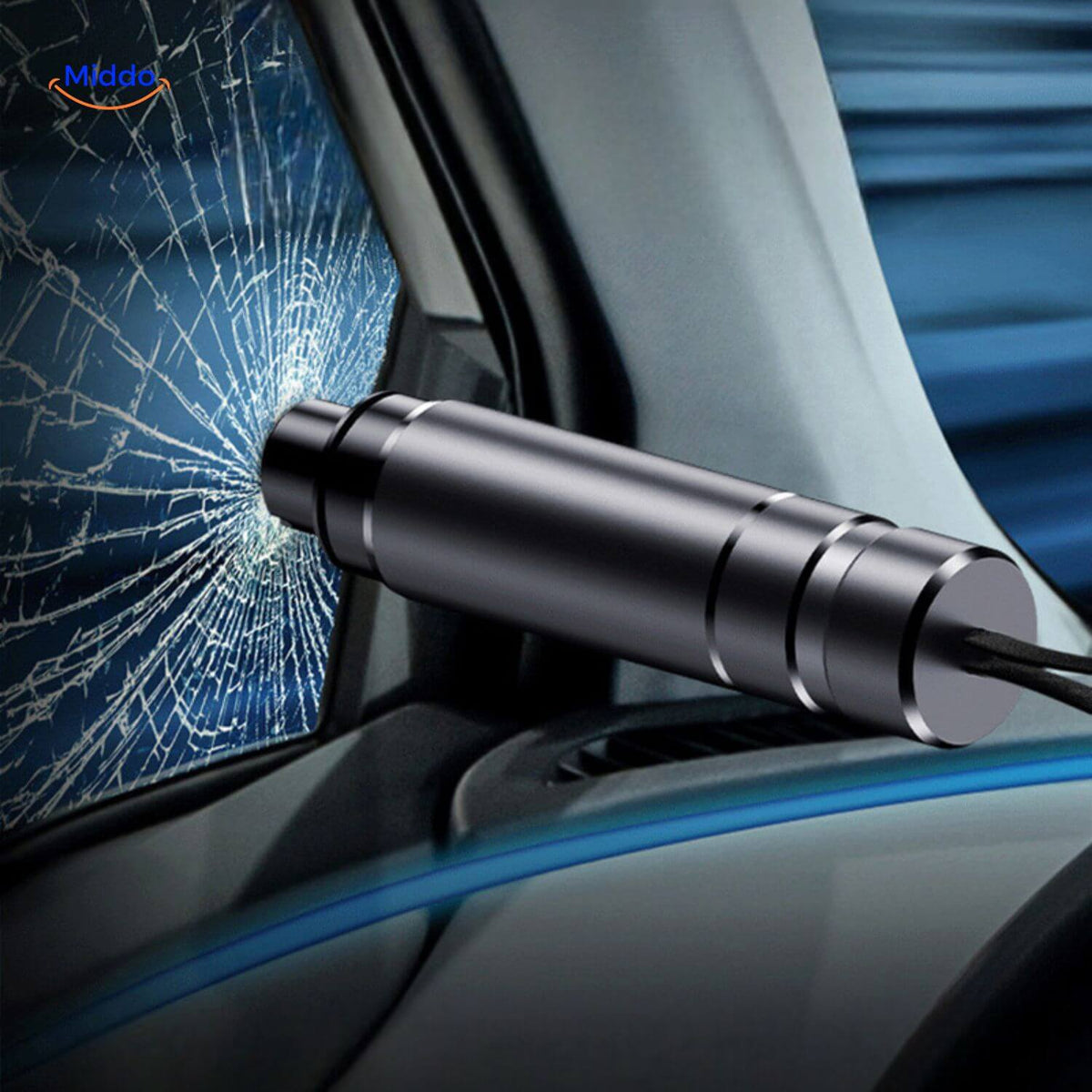 Automotive Emergency Escape Tool – Window Breaker & Seatbelt Cutter for Vehicle Safety | Thomler
