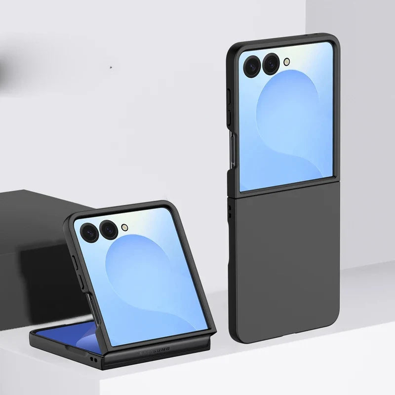 Protective Hard Shell Phone Case for Foldable Flip Smartphones – Wireless Charging Compatible, Raised Edge Screen Protection, Precision | Thomler