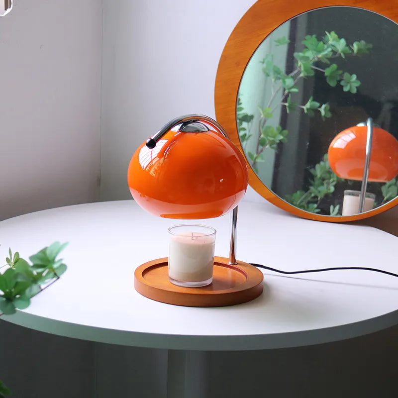 Flameless Halogen Candle Melting Lamp with Adjustable Warmth & Vintage Design | Thomler