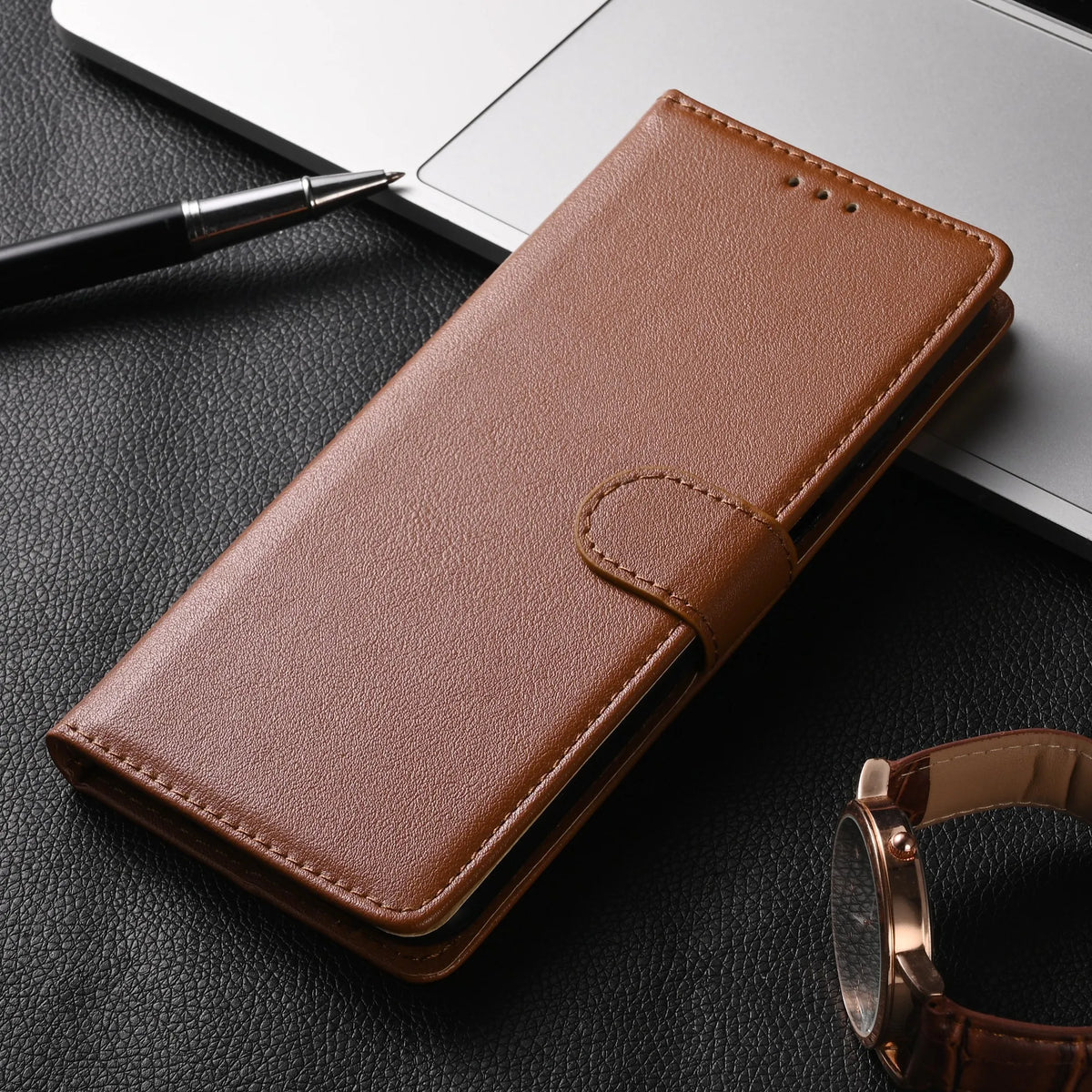 Folio Wallet Case with Card Holders and Kickstand for Android Phones – Multiple Models Compatible | Thomler