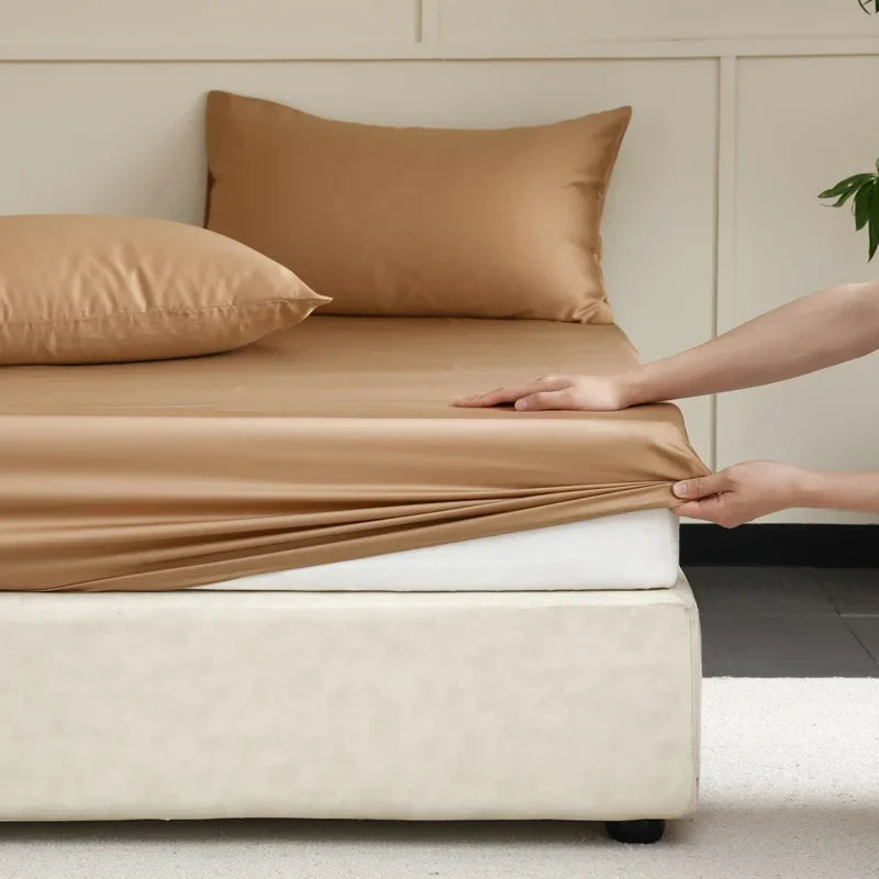100% Pure Silk Sheet Set – Temperature-Regulating, Gentle on Skin & Hair for All-Season Comfort | Thomler