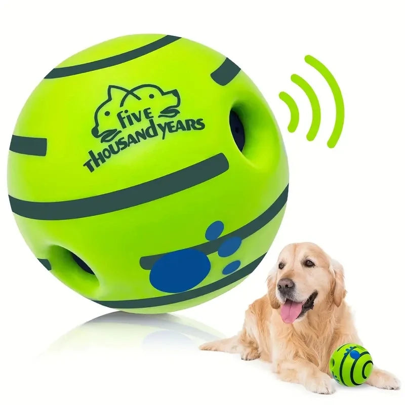 Giggling Sound Ball for Dogs – Interactive Mental Stimulation Toy with Laughter Effect for Active Play & Training | Thomler