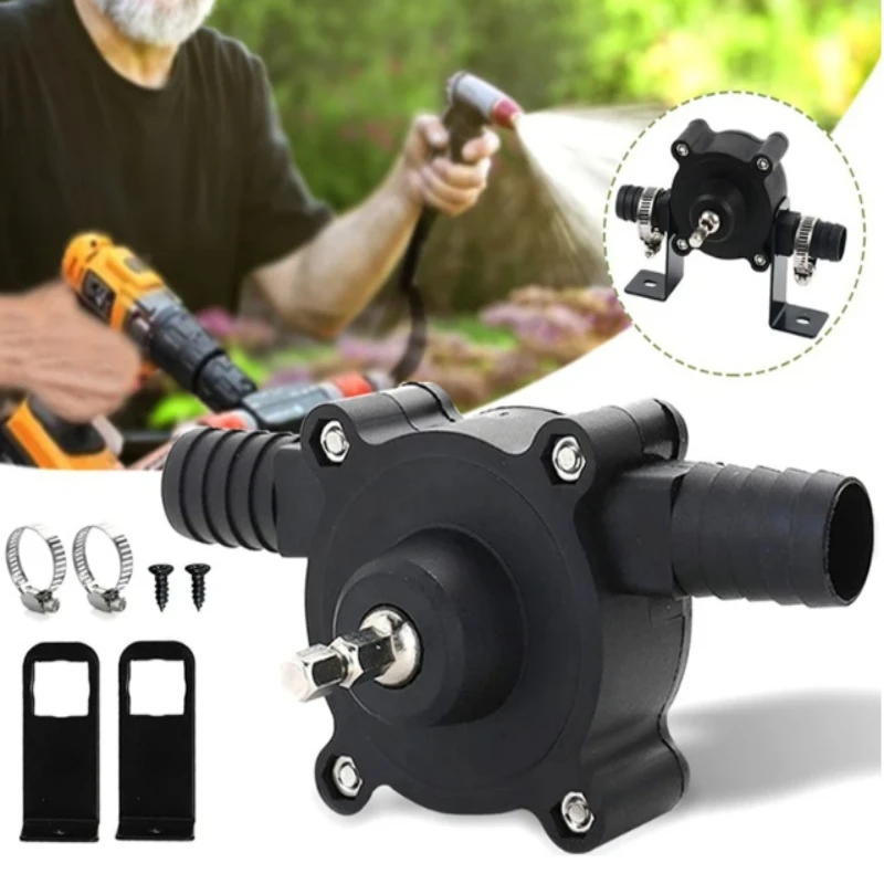 Drill-Powered Water Pump Attachment – Portable Transfer Tool for Garden & Outdoor Use | Thomler