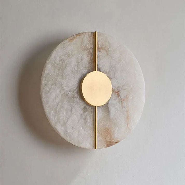 Wall Lamp Marble 16.7 in Warm LED Bedroom Hallway Modern Nordic Minimalist Sconce Lighting Fixture | Thomler