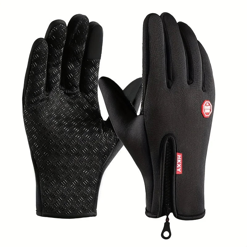 Touchscreen Winter Gloves for Men & Women – Windproof Thermal Fleece Liner for Cycling, Driving, Motorcycling & Outdoor Activities | Thomler
