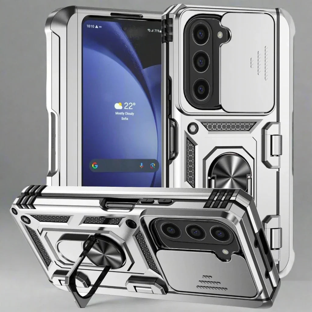 Reinforced Armor Case for Galaxy Z Fold 6 & Z Fold 5 – Drop-Resistant Phone Shell with Precise Hinge Coverage & Full-Access Design for | Thomler