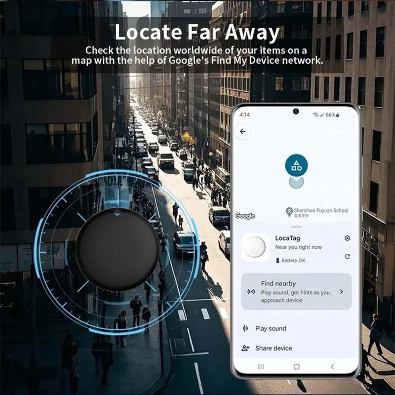Pet Location Tracker Collar for Dogs & Cats with Android Network Connectivity and Reflective Safety Band | Thomler