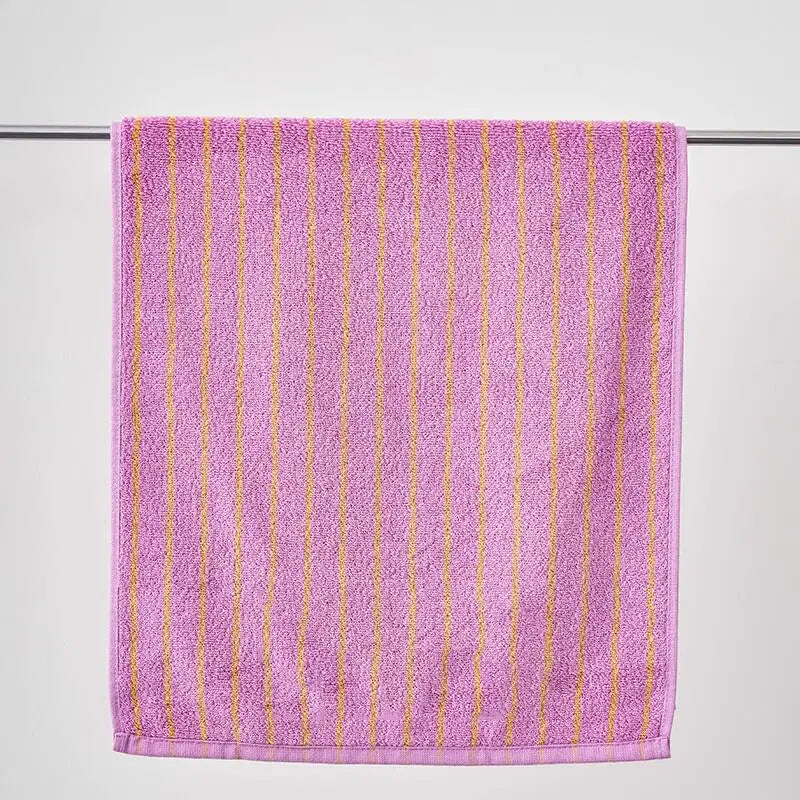 Striped All-Cotton Bath Towel – Soft, Fast-Drying & Classic Design for Bathroom & Beach | Thomler