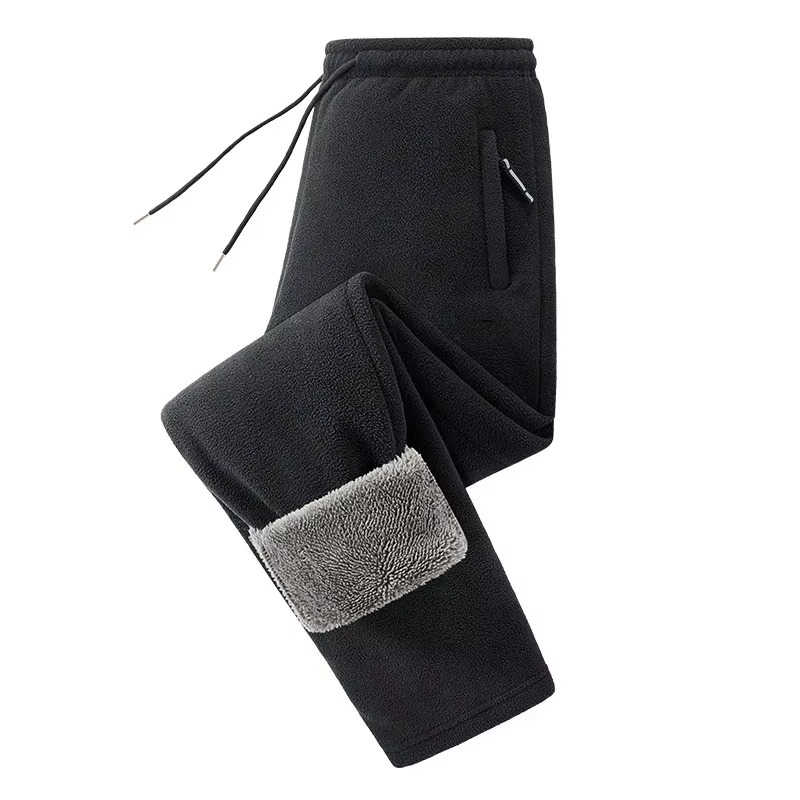Men's Thermal Fleece Pants – Sherpa-Lined Winter Joggers for Cold Weather, Soft Insulated Sweatpants for Outdoor & Everyday Wear | Thomler
