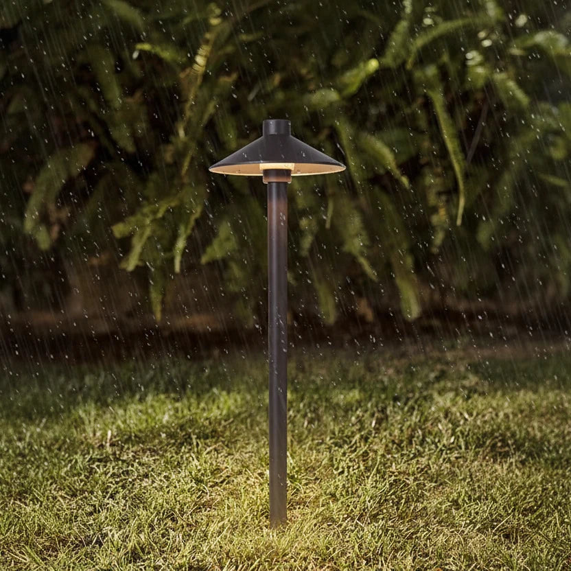 Waterproof Metal Pathway Bollard with Downward LED for Driveways & Gardens | Thomler