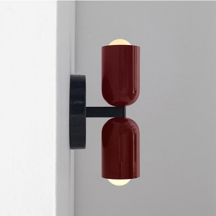 Hand-Blown Glass Wall Light Fixture Multi-Color Shade Metal Base Hardwired or Plug-In for Living Room Bedroom Hallway Modern Contemporary Ac | Thomler