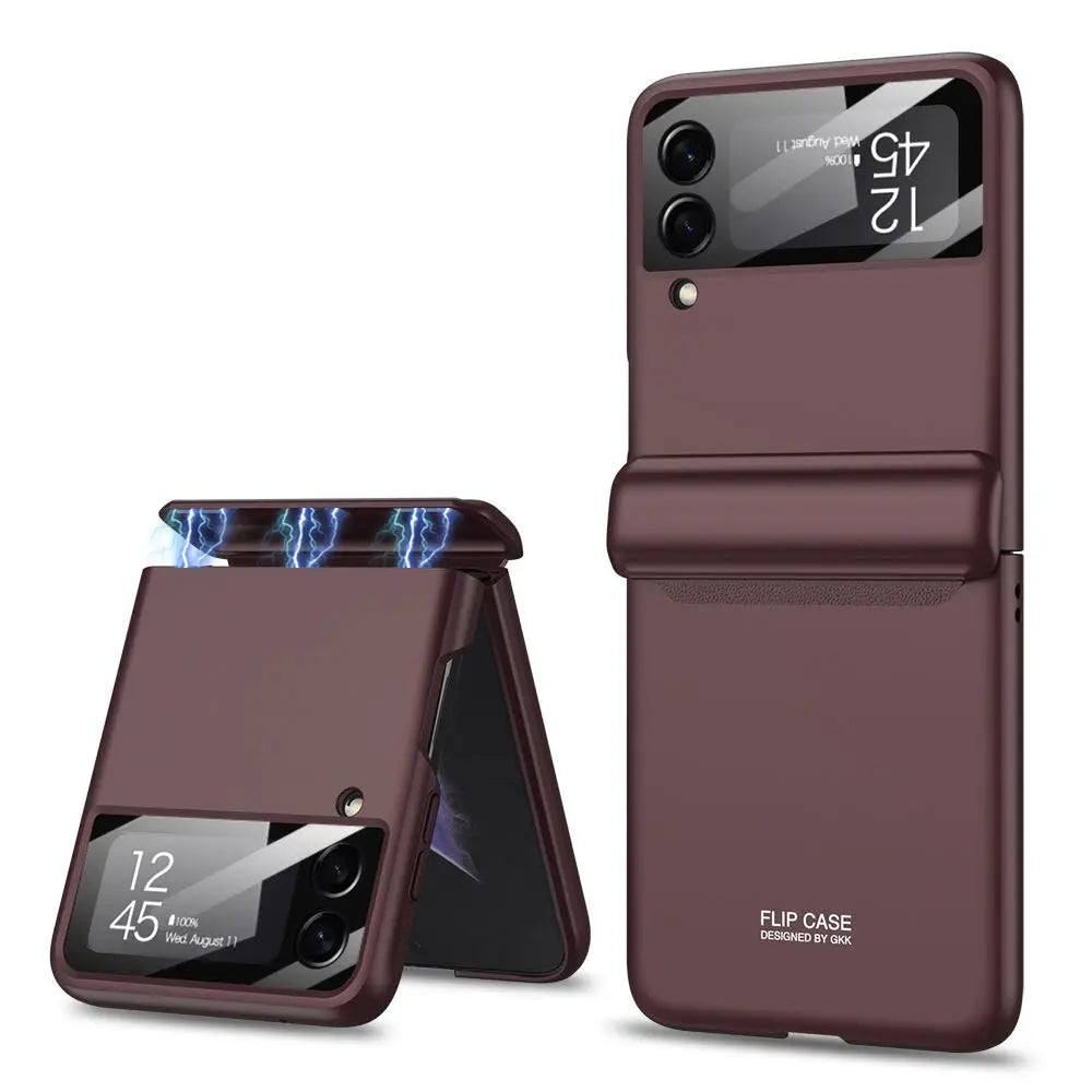 Galaxy Z Flip 4 Heavy-Duty Protective Case – Full-Coverage Shell with Wireless Charging Support & Impact-Resistant Corners for Samsung | Thomler