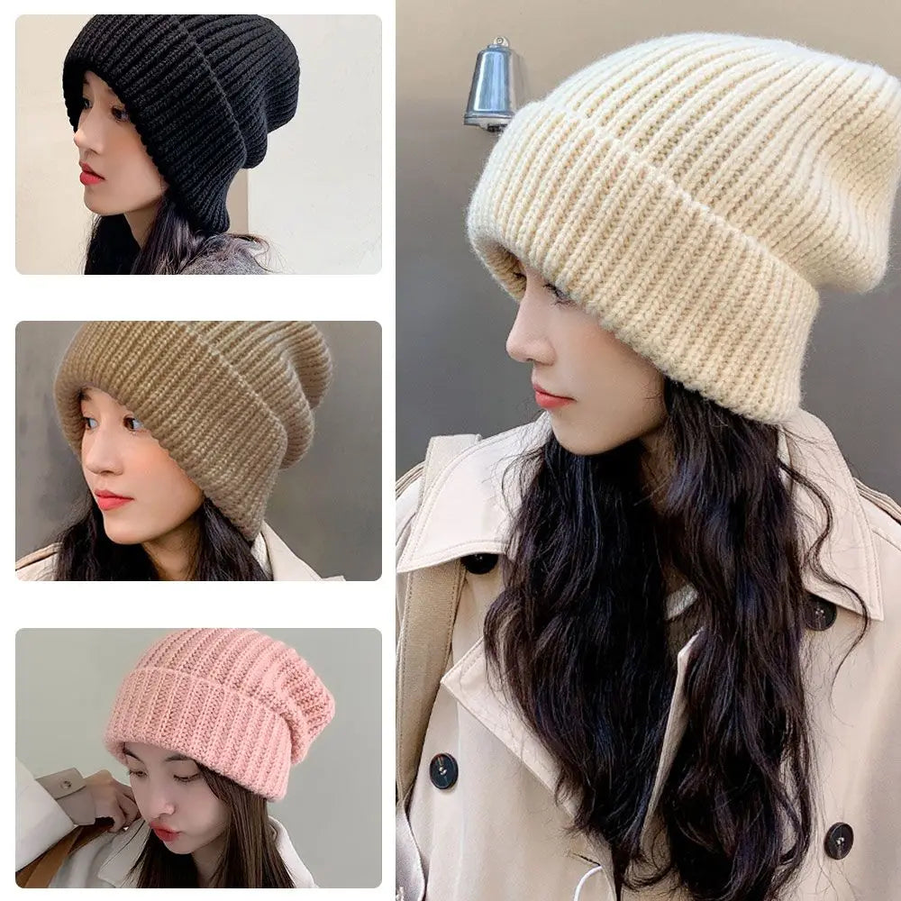 Unisex Ribbed Knit Beanie Hat – Soft Stretchy Winter Skull Cap for Men & Women, Everyday Casual Headwear | Thomler