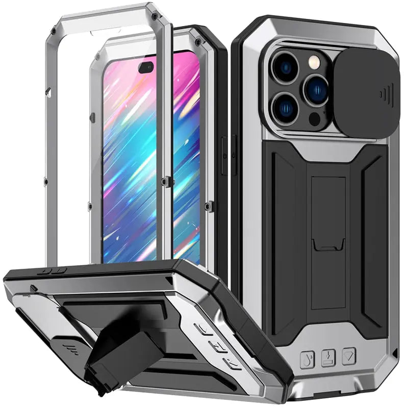 Military-Grade iPhone 14/13 Case with Built-In Screen Shield – Full-Body Defense for Drop, Scratch & Impact | Thomler
